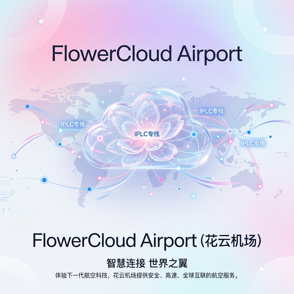 花云机场全球专线节点与软路由网络架构